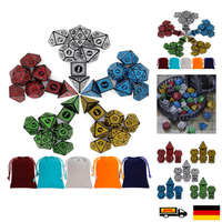 Polyedrische WüRfel Set 5X7 StüCk D4 D6 D8 D10 D1