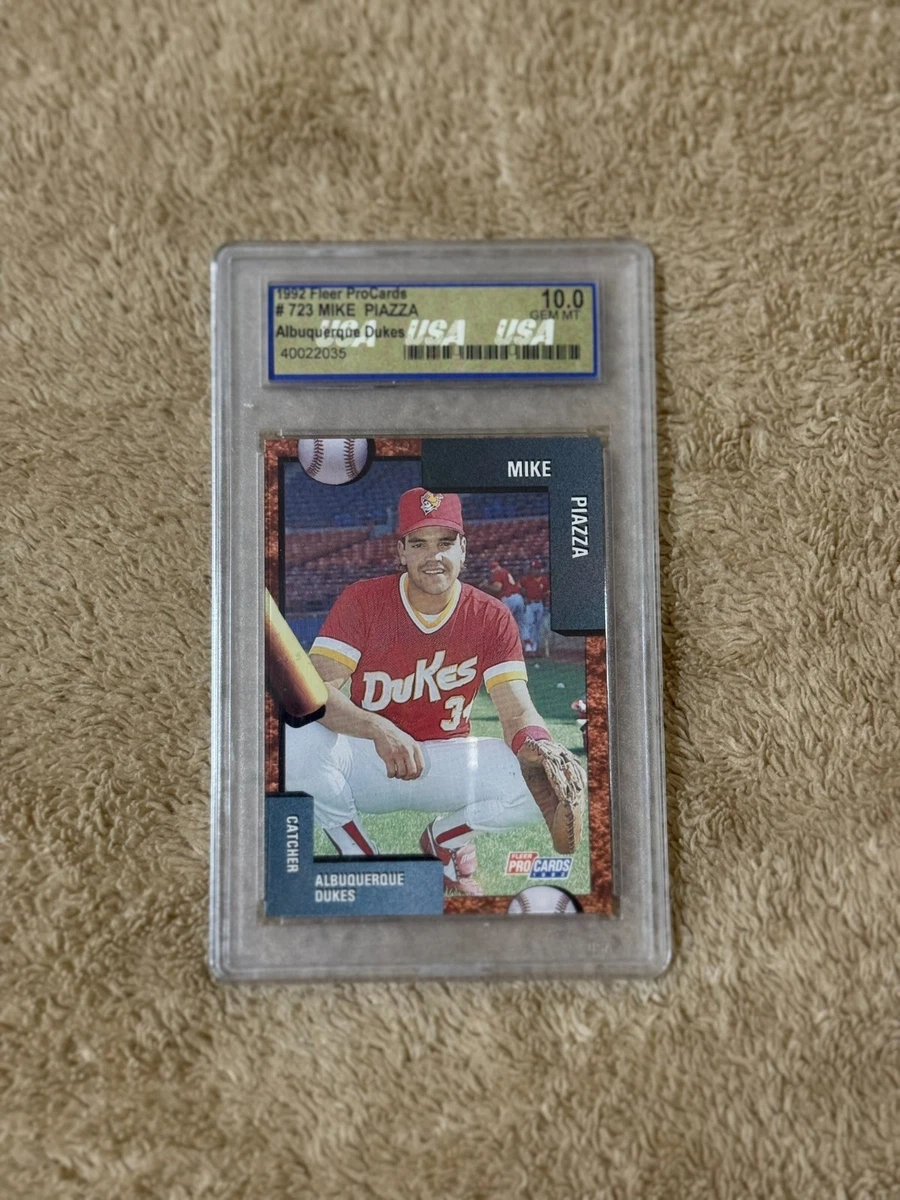 Fleer Mike Piazza Baseball Sports Trading Card Singles Rookie for