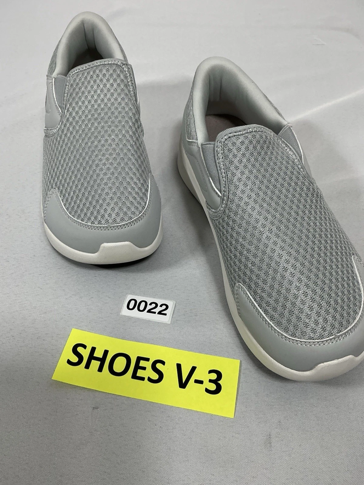 Men’s NWOT BNQ Wear Slip On Walking Comfort Dress Sneakers Gray Us 9 Eu 42 Uk 8