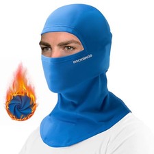 Cold Weather Balaclava Ski Mask for Men Windproof Thermal Winter One Size Blue