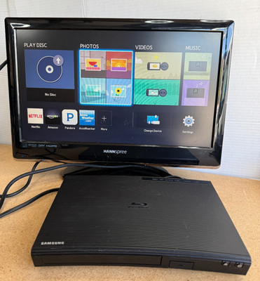 Samsung BD-JM51  Blu Ray DVD Player Curve WiFi Netflix Streaming - NO REMOTE