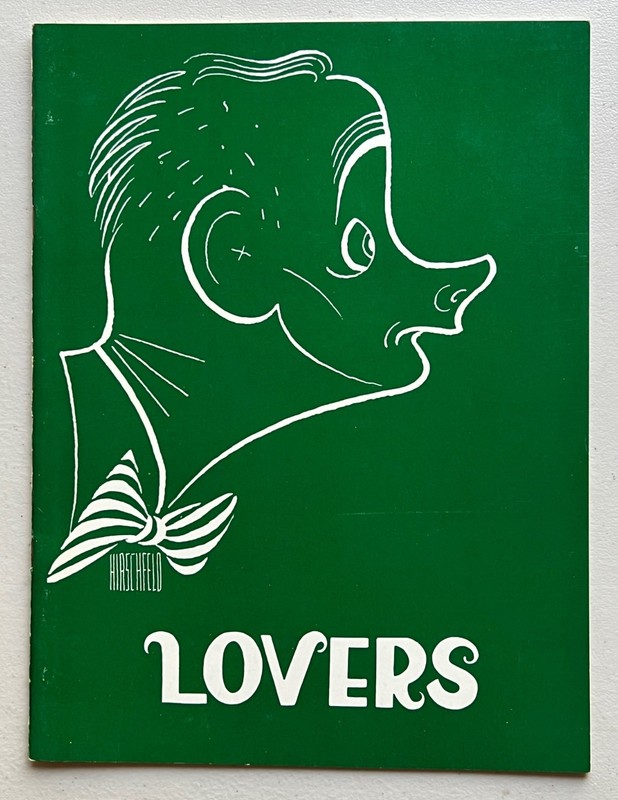 Lovers 1968 Musical Theatre Program Art Carney Anna Manaham Brian Friel