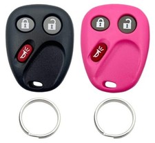 Replacement Key Fob Shell Keyless Entry Remote Car Key Fob Case Black  Pink