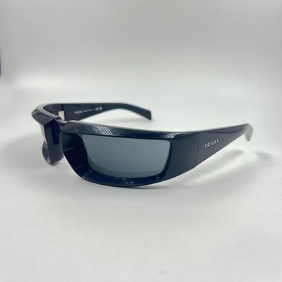 PRADA SPR25Y 1AB-5S0 3N BLACK DARK GREY LENS SPORT