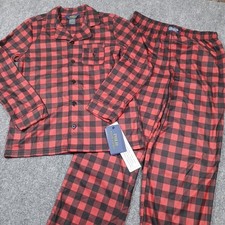 Polo Ralph Lauren Kids Pajama Set Size M 10-12 Years Old Flame Resistant Fabric
