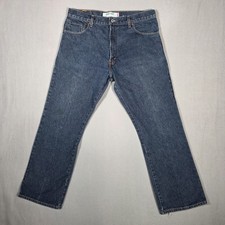 Levis 517 Jeans Mens 36x30 Blue Bootcut Western Dark Wash Mid Rise Y2K Denim