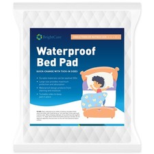 Kids Waterproof Bed Pad - Washable Underpad with Tuck in Sides - Soft Quilted...