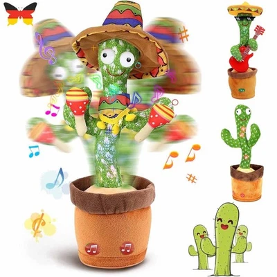 MARKENLOS Sprechender Kaktus Kaktus Spielzeug Nachsprechen Singender Tanzender Kaktus