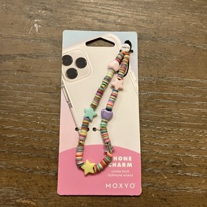 🔥 MOXYO Beaded Phone Charm Strap Star Heart Wrist Lanyard 🔥