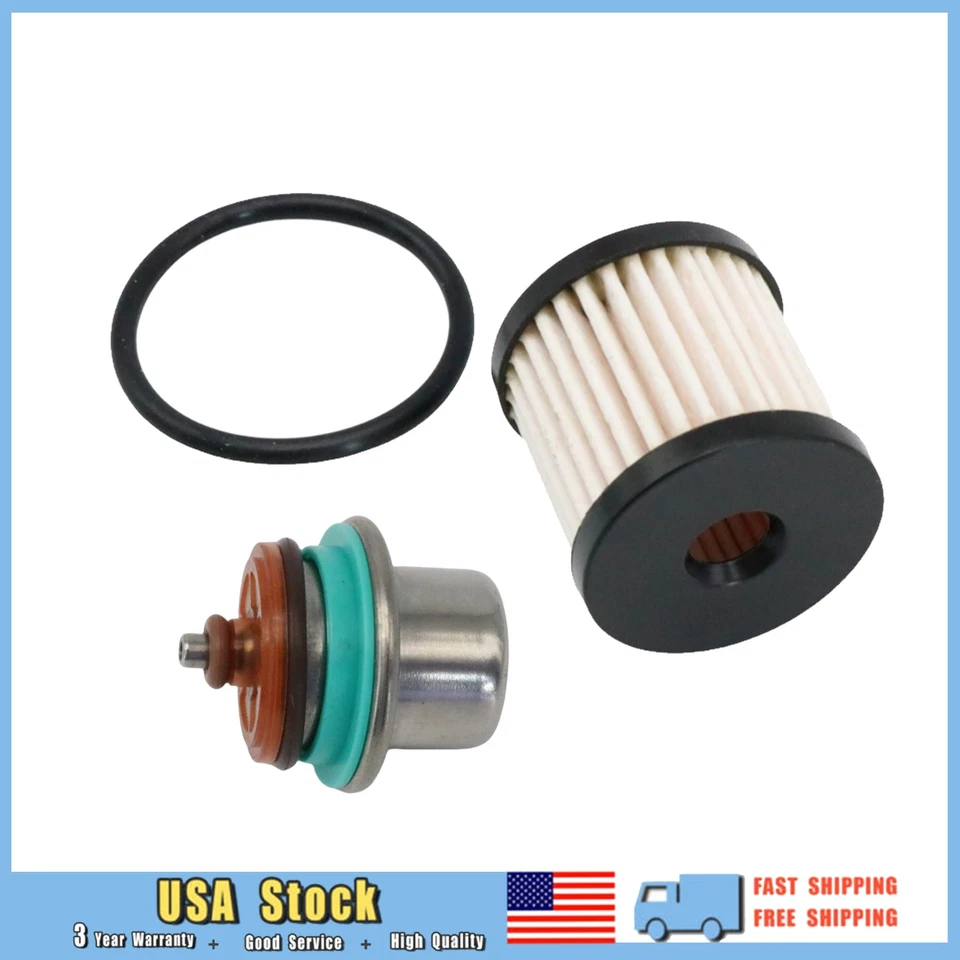 Fuel Pressure Regulator+Filter Kit For Harley Davidson Softail Street Glide Dyna - Image 3 of 4