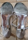 Nina Women Silver Jolie Strappy Rhinestone High Heel Sandals Size 9M Bobbie-JS — photo 7