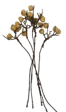 Artificial White Berry Stems 10" 5 Stem Bundle Rustic Floral Arrangement Decor