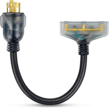 30 Amp to 110 Adapter，4 Prong Locking 30 Am...
