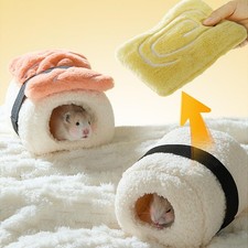 Hamster Warm Bed Hamster Sleeping Nest Winter Cute Cozy Small Animals Bedding