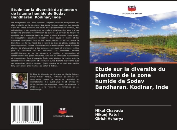 Etude Sur La Diversité Du Plancton De La Zone Humide De Sodav Bandharan....-image