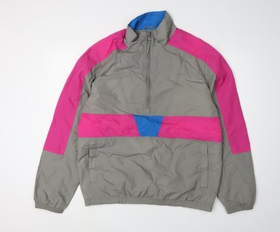 Windbreaker Mantel Herren UK Größe M Topman Mehrfarbig