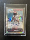 2024 Topps Chrome Rookie Autographs Jayden Daniels Refractor Rookie Auto