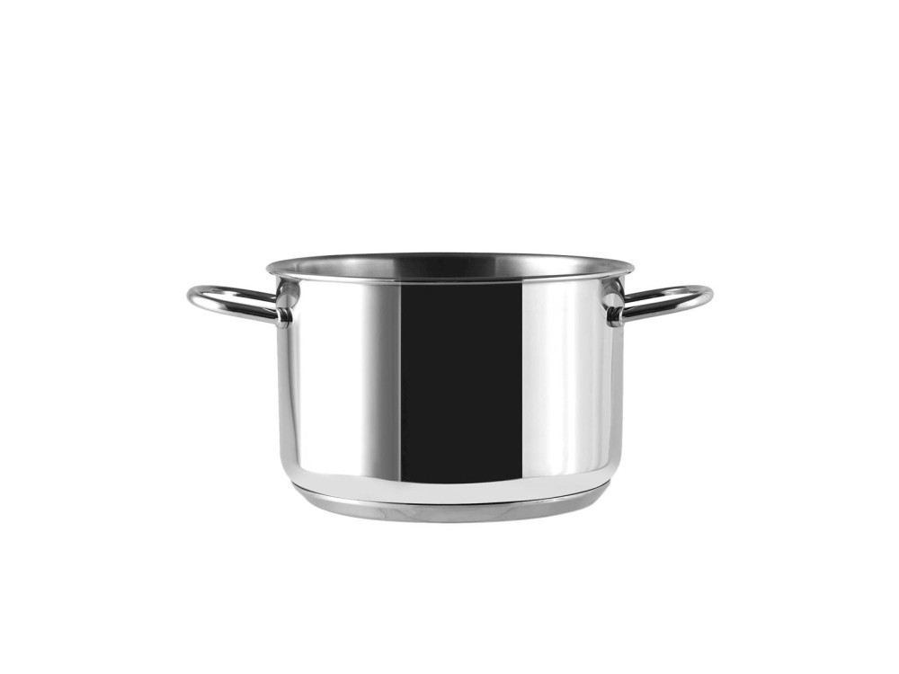 Stainless Steel Pot Officine Standard Sara 14 Cm Gray