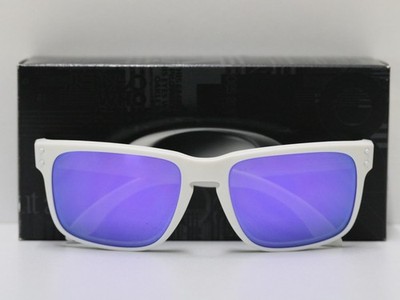 Oakley Holbrook OO9102-05 Matte White - Violet Iridium - Sonnenbrille