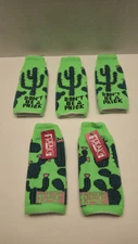 5 X Freaker Cactus Bottle Koozie's "Don't Be a Prick" 1 Size Fits Most Green 