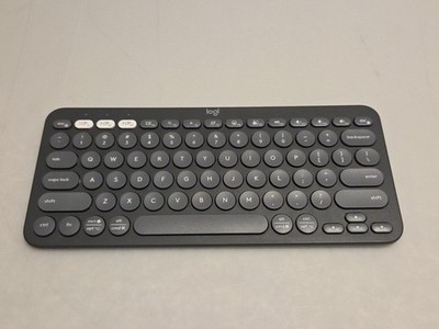 Logitech Pebble Keys 2 K380s Bluetooth Keyboard - Tonal Graphite, English