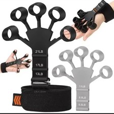 Finger Strengthener with 3 Resistance Levels   Grip Strength Trainer