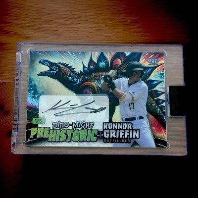 Konnor Griffin 1/3 AutographSuper Rare Prehistoric SSP MONSTER HIT Card