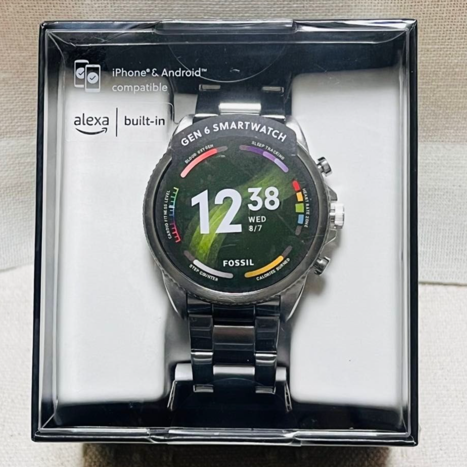 FOSSIL Smart Watch GENERATION FTW4060 Stainless Steel Silver New