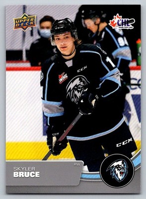 Skyler Bruce 2021-22 Upper Deck CHL #184 Winnipeg Ice