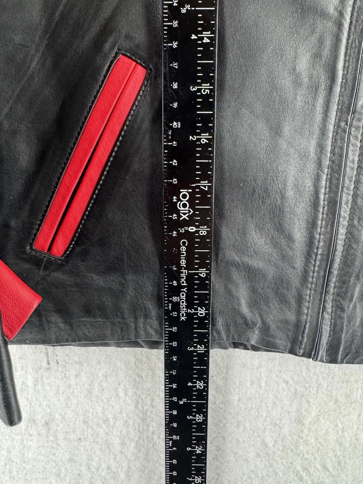 Vintage Ferrari racing jacket Rare black Leather READ image 12