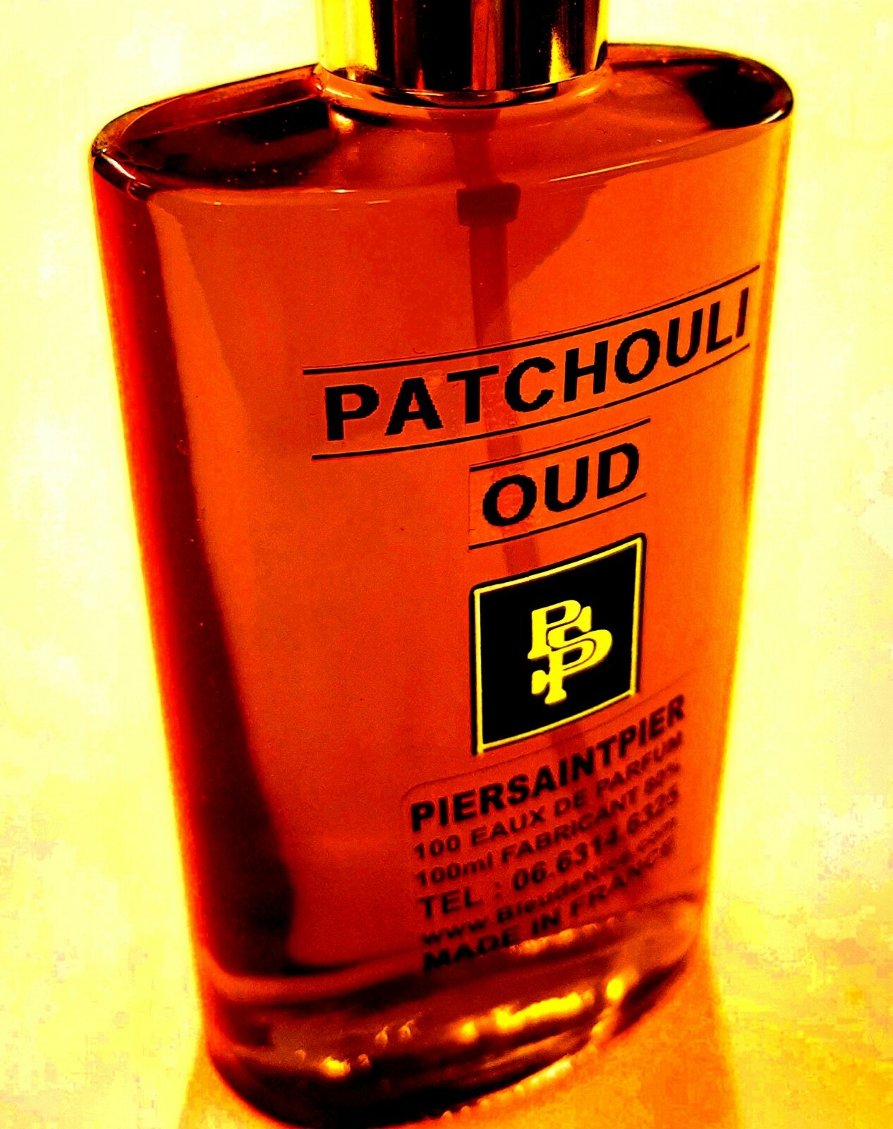 Patchouli Oud Eau de Parfum 100ml pour homme intense et envoûtant