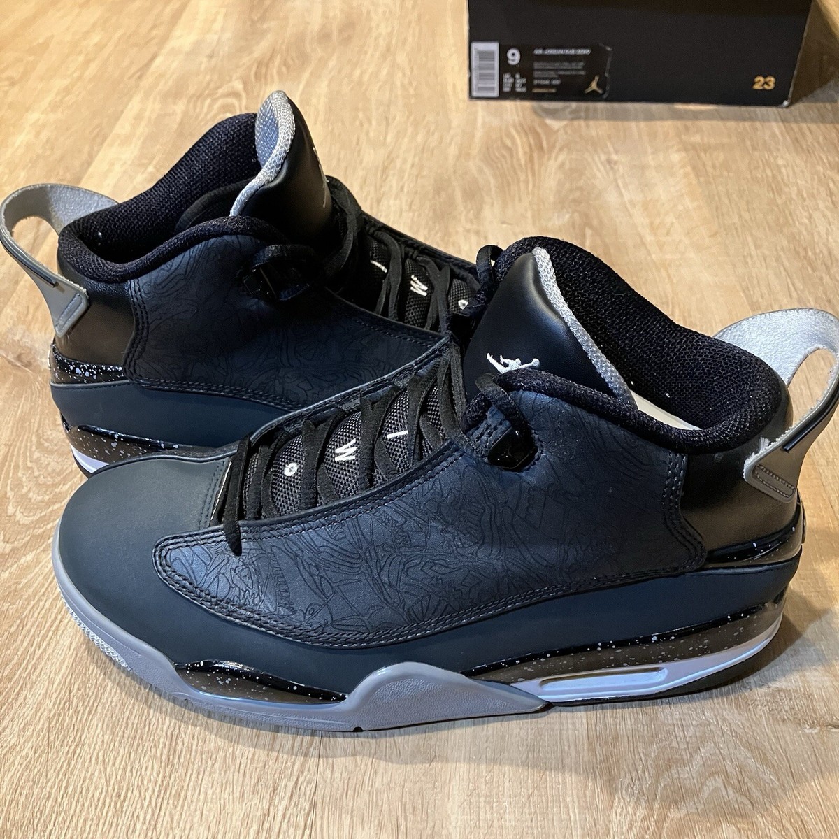 black air jordan dub zero