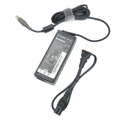 New Genuine Lenovo AC Power Supply Adapter 90W for Laptop X60 X61 w/PC - Picture 1 of 6