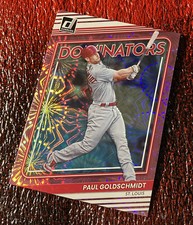 2022 Donruss PAUL GOLDSCHMIDT Dominators #D-9 Pink Fireworks Cardinals
