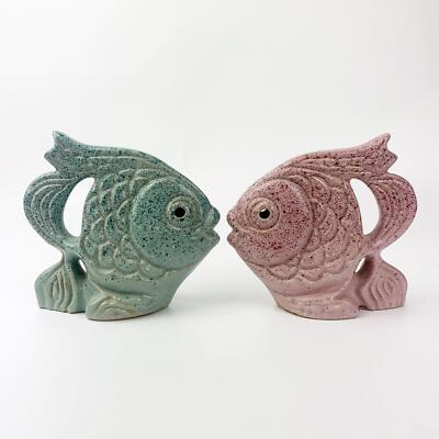 Shelf Pottery Stoneware Fish Set Fish Ornaments Fish Shakers