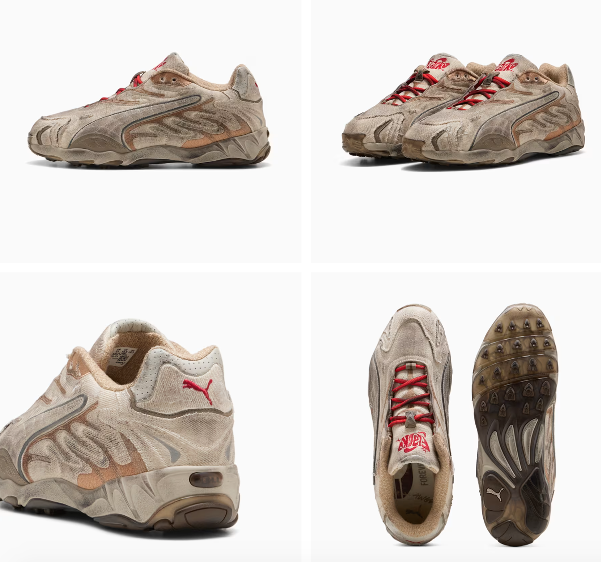 NEW MENS A$AP ROCKY x PUMA Inhale Distressed Shoes 401624 01