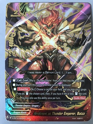 FUTURE CARD BUDDYFIGHT AWAKENED AS THUNDER EMPEROR BATZZ X-CBT-A