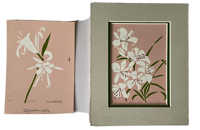 Nancy Klotzle Spider Lily Cut Paper Art