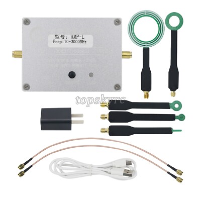 EMC EMI Test Passive Near Filed Probe Kit W/ Wideband Preamplifier AMP-L Module