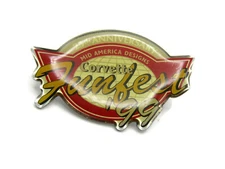 1999 Corvette Funfest Pin Mid America Designs 25th Anniversary Gold Tone