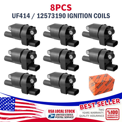 D514A Premium High Performance Ignition Coil 8 PCS For LS2 LS3 LS4 LS7 Engine