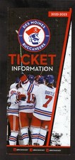 2022-23 Des Moines Buccaneers Ticket Brochure USHL