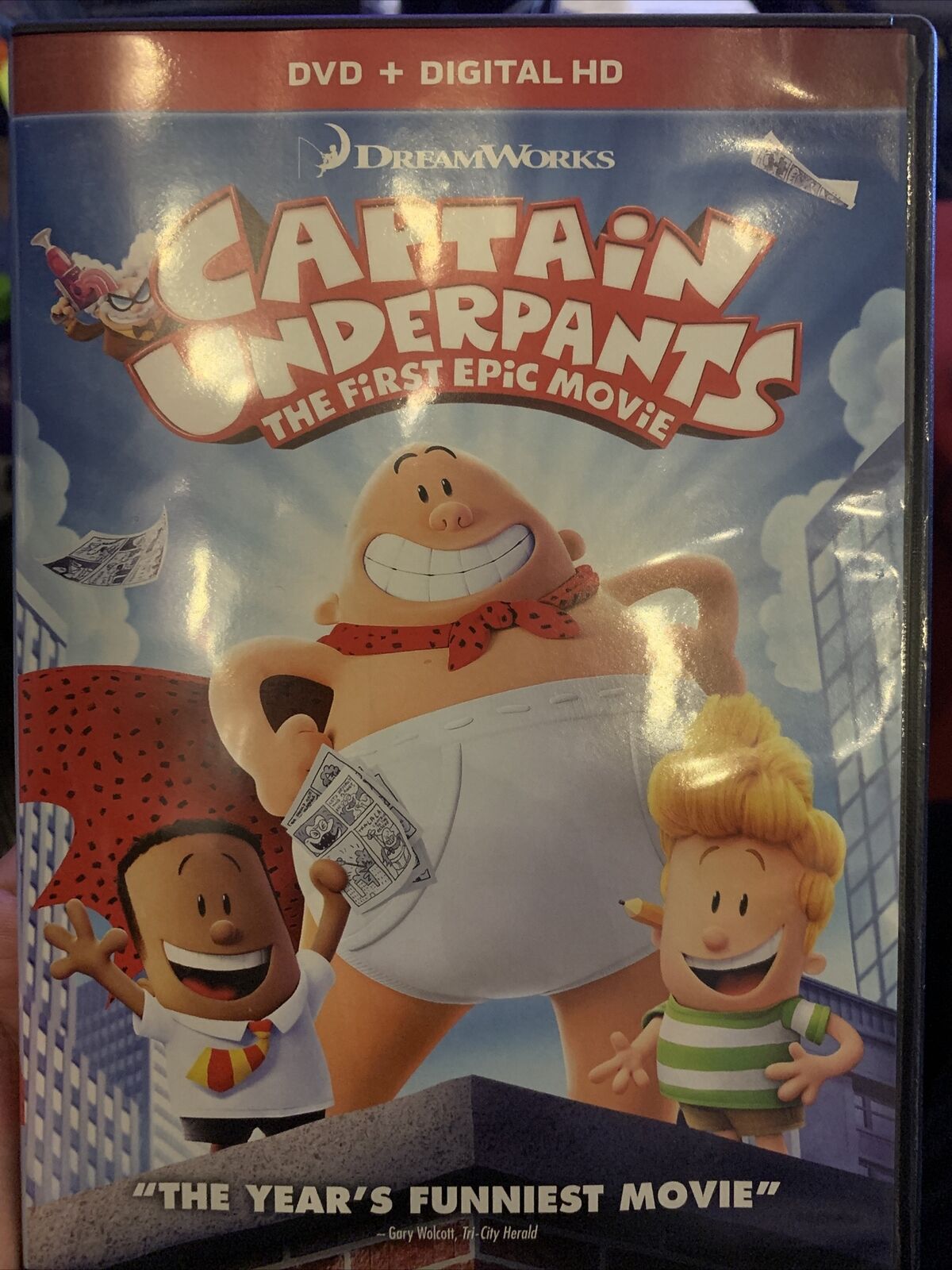 Captain Underpants: The First Epic Movie (DVD) 