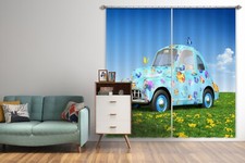 3D Garden Car A4385 Transport Photo Curtain Window Blockout Fabric Amy 2023