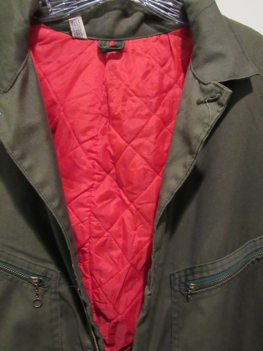VTG Oshkosh B'Gosh Men's size XL Green Insulated Coveralls USA