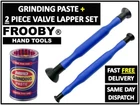 Abro Valve Grinding Paste Tin Fine & Coarse Grade + 2 Lapping Sticks Tool UK NEW