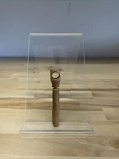 Vintage Wooden Cork Screw Handle Advertising Piece