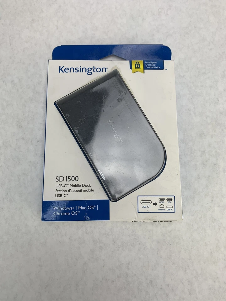 Estación base móvil Kensington SD 1500 USB-C 4k  Foto 2 de 4