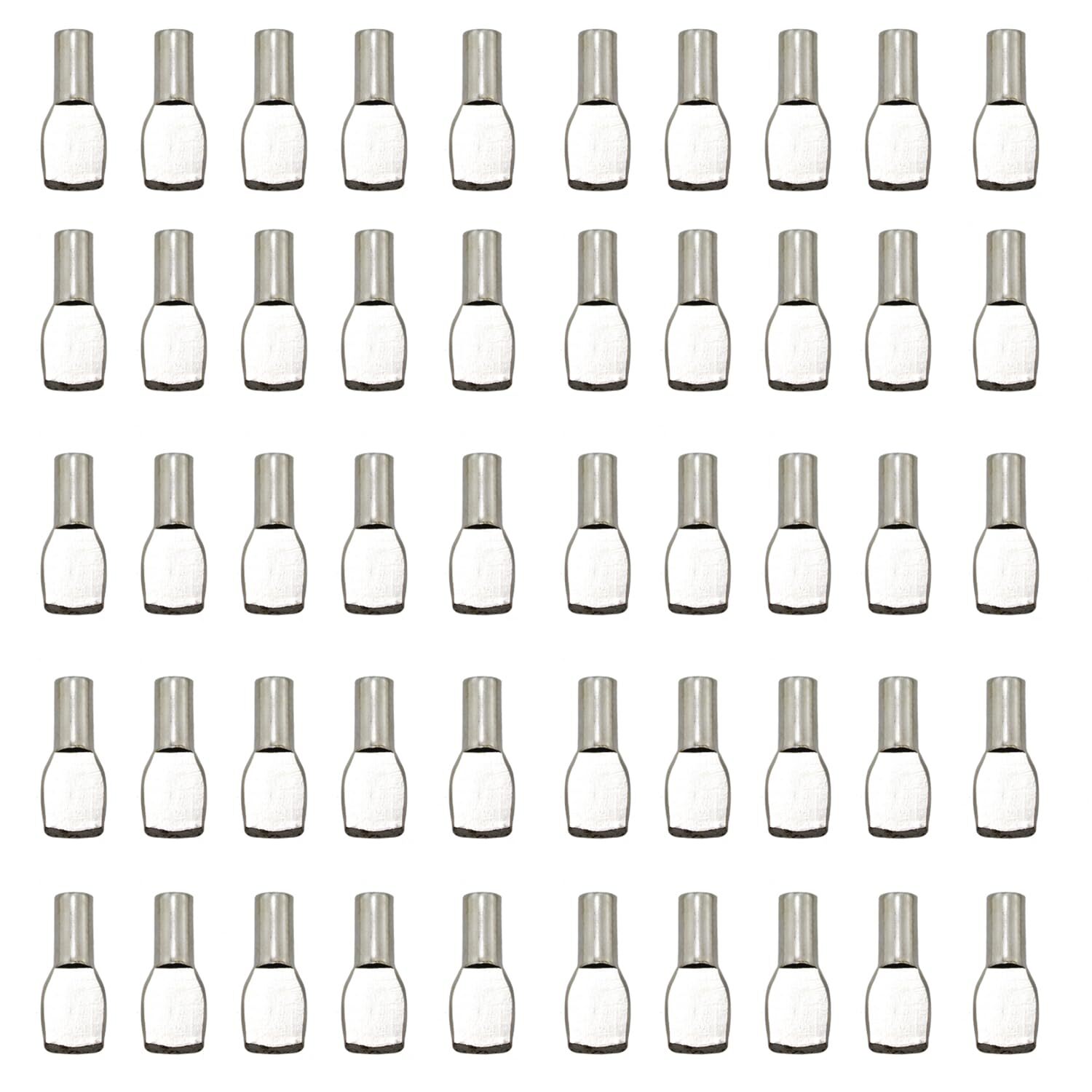 50PCS 5mm Nickel-Plated Spoon-Shaped Adjustable Cabinet Shelf Holders  -image