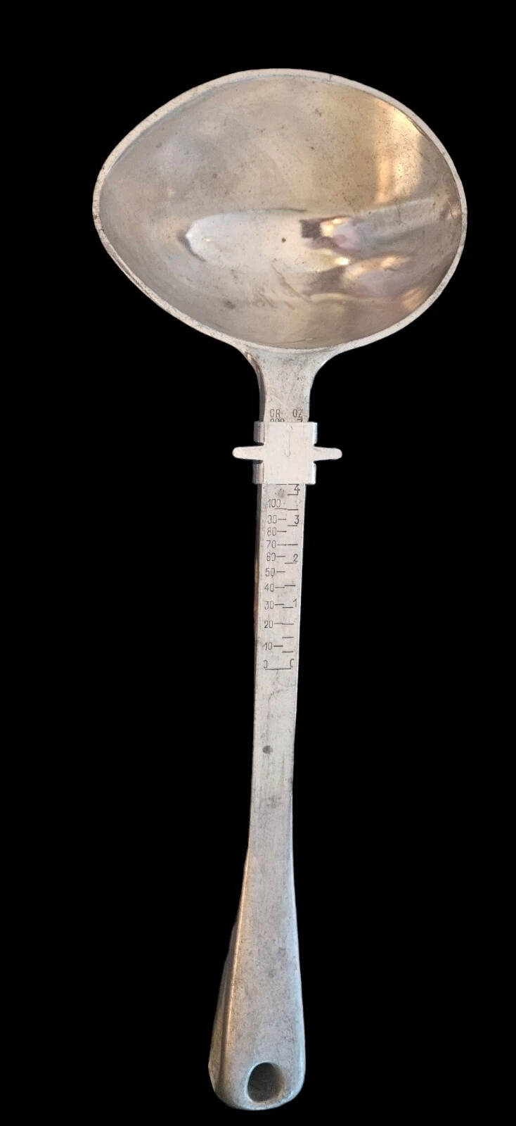 BREVETE Aluminum Balance Measuring Ladle Vintage Made in Italy